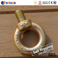 JIS 1168 Drop Forged Rigging Yellow Zinc Eye Bolt